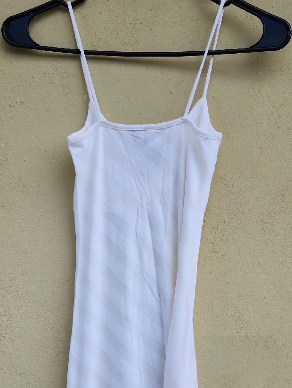 Ella Moss White And Cream Slip Dress with Front Twist Detail - Picture 9 of 11